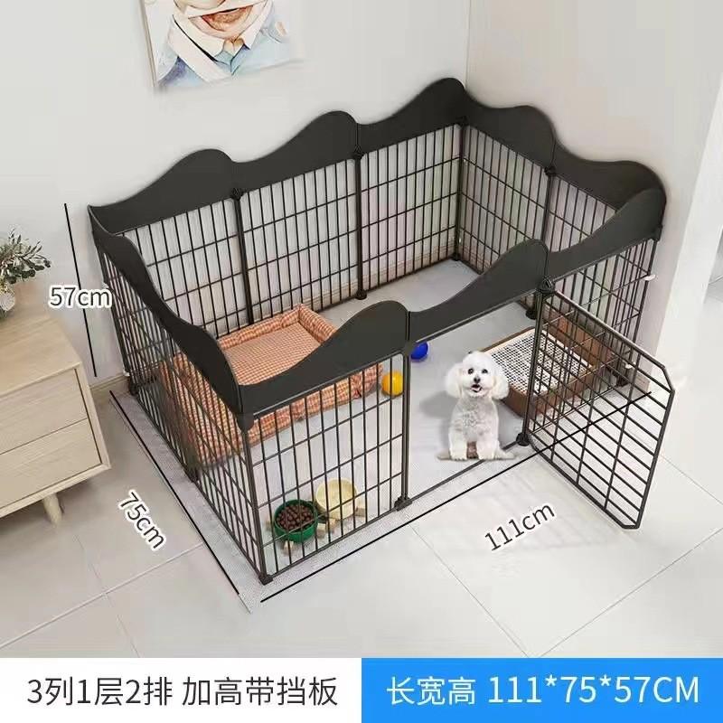 宠物围栏狗狗室内猫围栏门小型犬狗窝泰迪防越狱隔离中护栏狗笼子