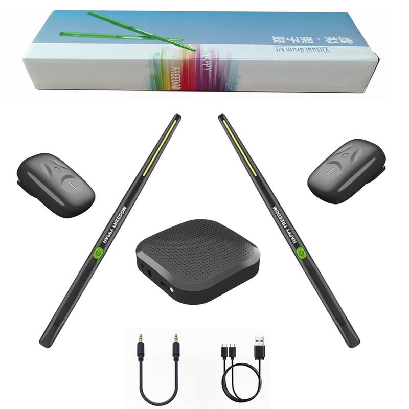 体感架子鼓便携智能音乐电子鼓棒虚拟AR玩具打击乐器空气架子鼓