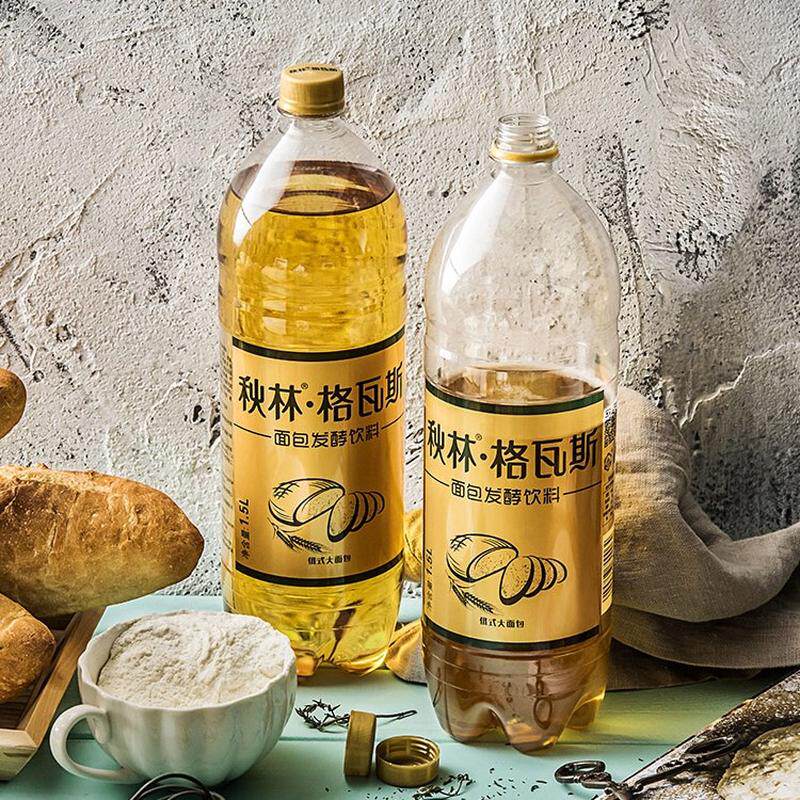新货§格瓦斯饮料大瓶装俄罗斯风味1.5L面包发酵饮料哈尔滨特产汽