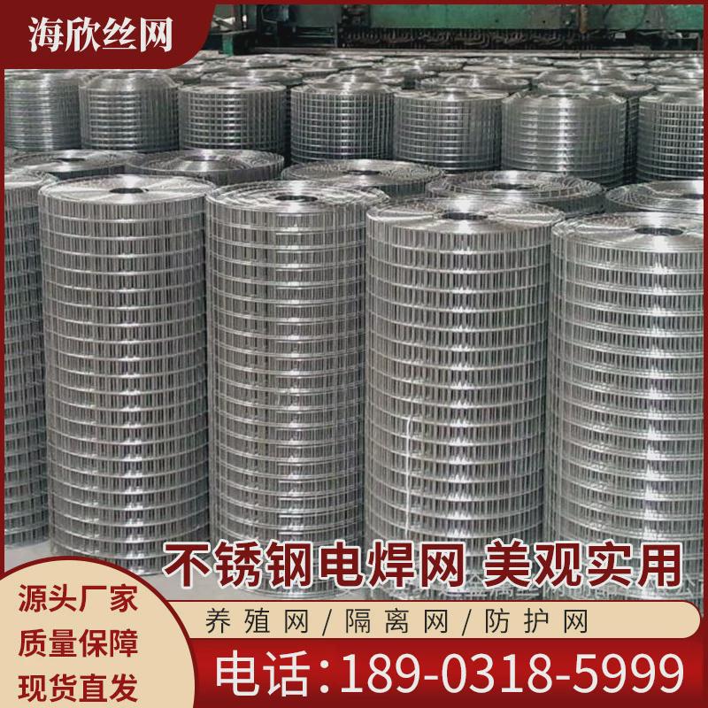304不锈钢电焊网网网钢丝网片钢丝网养殖围栏格网不锈钢养殖网