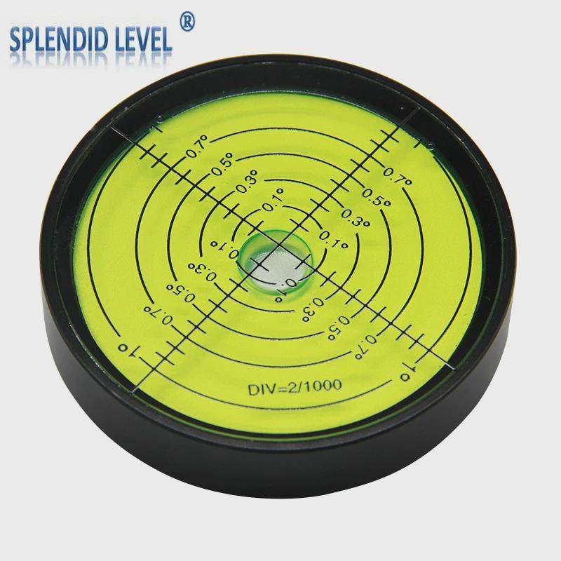 万向水平仪磁性水平气泡圆形水准仪全金属水平珠水准泡便携水平器