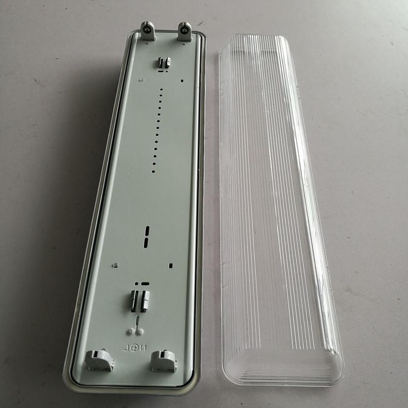 t8双管三防灯2*36W防尘1.2米防水三防荧光灯PC罩LED三防日光灯