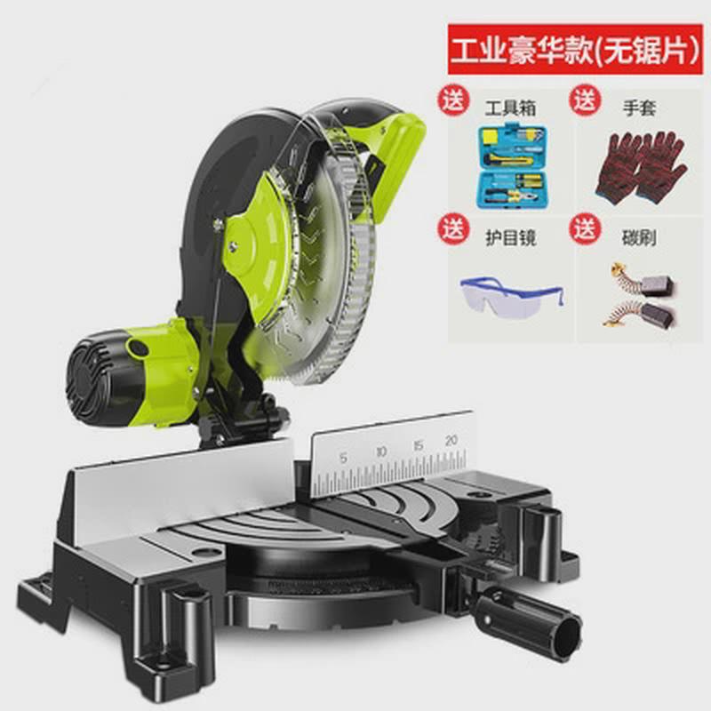 机10寸通用型无尘切吕锯铝机小型45度切角机木工切割12据剧子