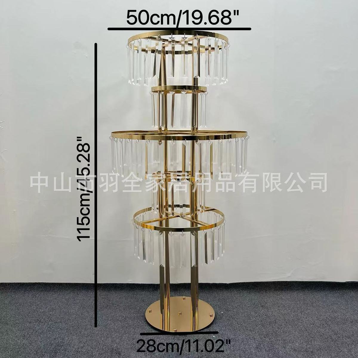 婚庆多层亚克力水晶路引花架酒店婚礼主桌花架场地布置路引道具