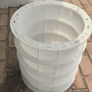 光伏墩块塑料模具预制水泥混凝土太阳能发电基础配重圆形模板