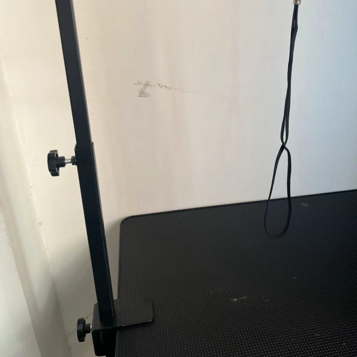 宠物美容桌夹头桌子桌面夹子方管支撑架加粗加厚金属夹