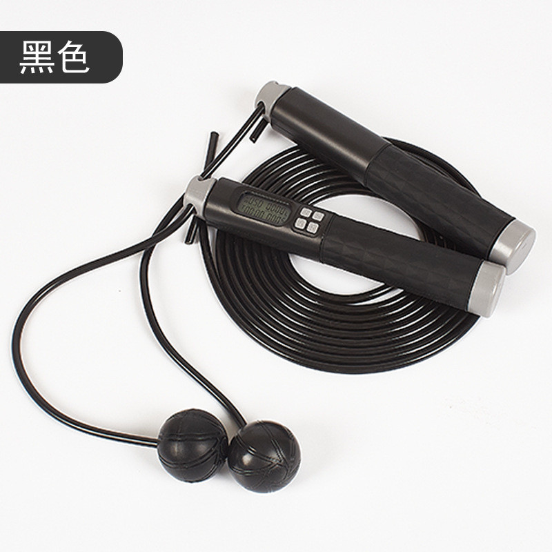 电子计数智能跳绳 学生专业健身运动可调节两用负重无绳跳绳计时