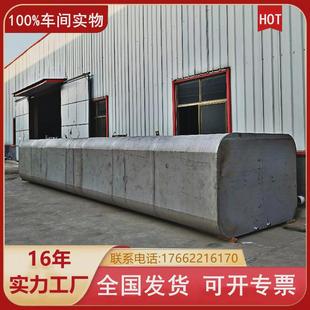 德仁304不锈钢储罐双层保温储水罐10吨卧式拉缸储油罐不锈钢罐