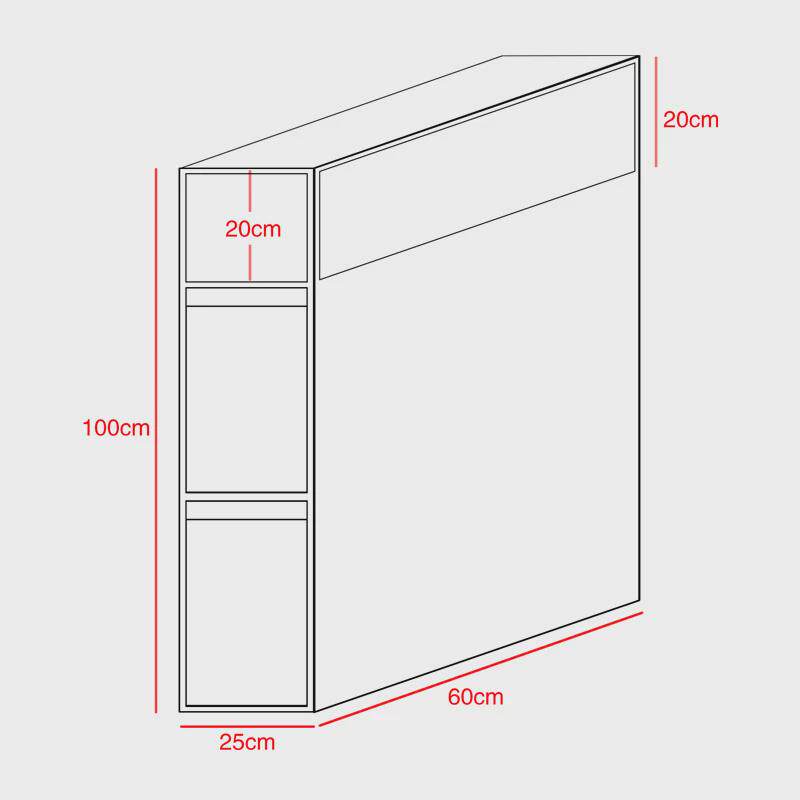 D！轻奢简约实木浴室柜侧边柜半墙隔断柜落地置物柜窄边立柜新款