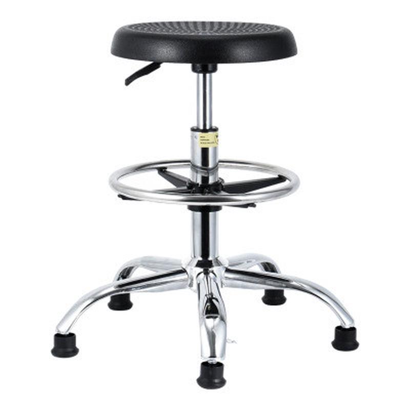 工厂流水线防静电椅子工作实验室用圆凳子pu发泡无尘车间升降椅子