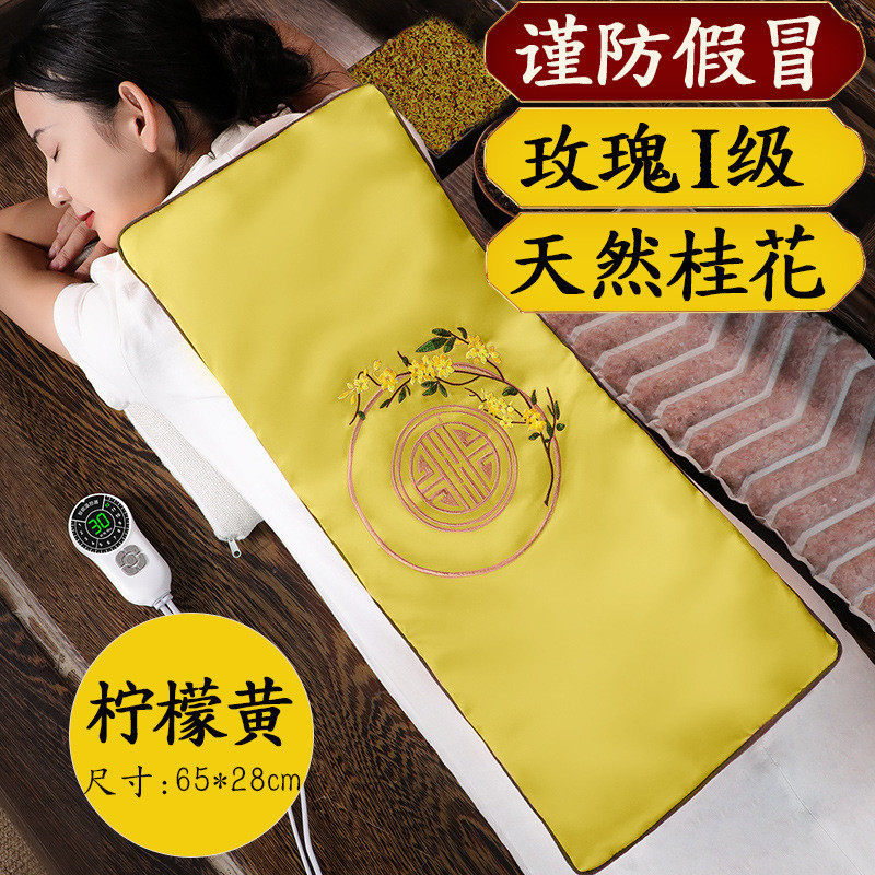 电加热盐袋粗盐热敷包木顿玫瑰盐矿盐家用暖宫腰带电热盐包热敷袋