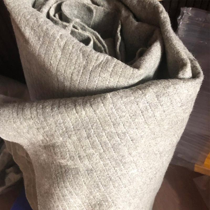 和不燃烧芳纶1313明火预氧丝混合无纺布阻燃纤维针刺棉可定