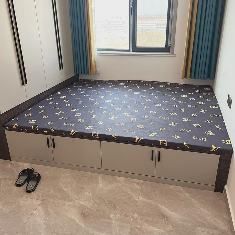 a947可折叠回弹棉榻榻米垫定做加厚家用海绵床垫高密度记忆棉大