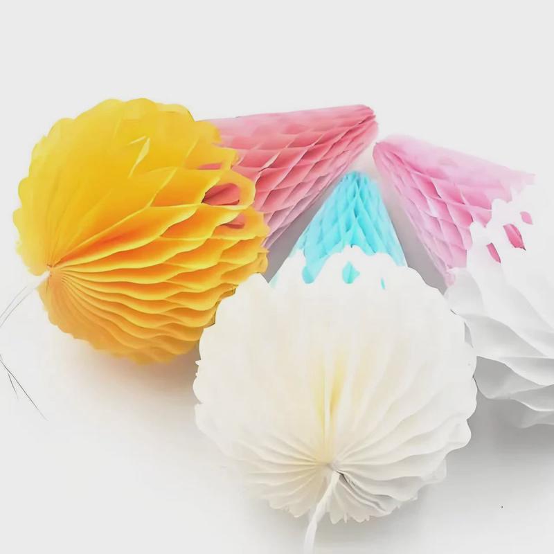 28g浆内染色彩色纸不掉色工艺纸花花球手工diy蜂窝球纸23色可选