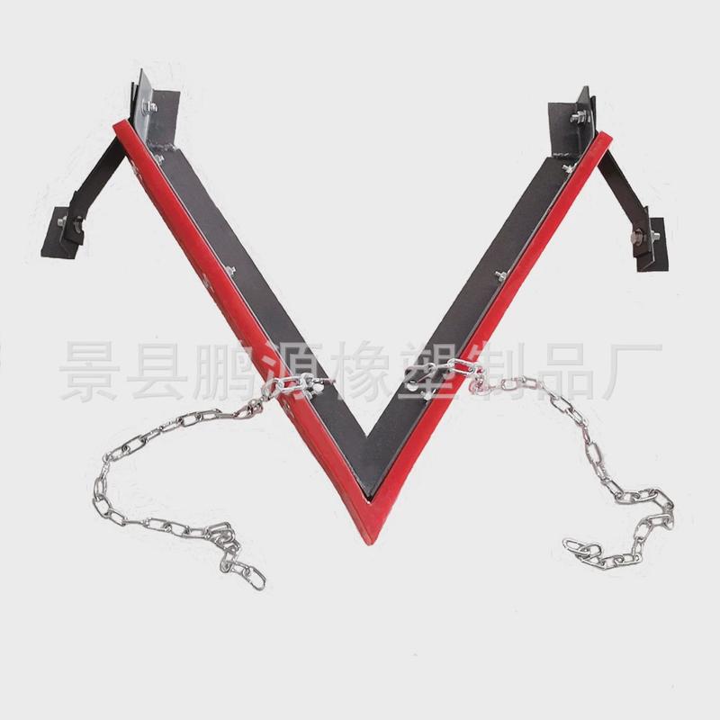 矿用聚氨酯刮刀聚氨酯板pu清扫聚氨酯空段v型刮板板器