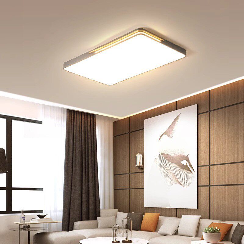 客厅灯吸顶灯led超亮卧室灯中山灯具现代简约套餐全屋2024新款灯