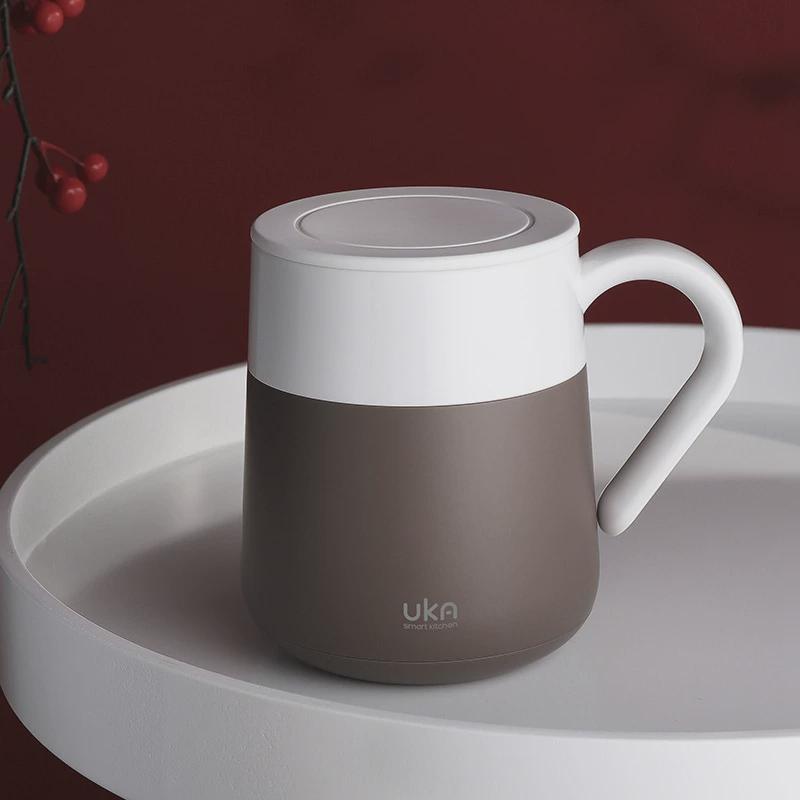 KI9SUKA马克杯泡茶杯茶水分离办公室玻璃保冷水杯带把手柄陶瓷女