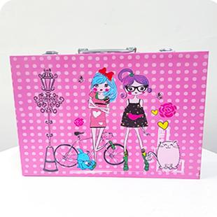 严选145pc绘画套装蜡笔画笔儿童小学生礼品画水粉颜料水彩笔套装