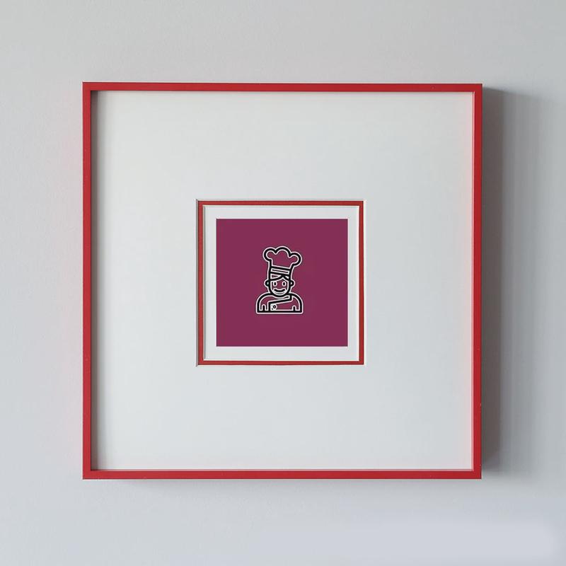 卧室客厅书房设计师版画装饰画简约多巴胺彩色小画挂画图片