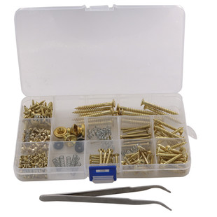 吉他吉他配件螺丝套装带镊子维修背带扣套装制琴师工具金银黑