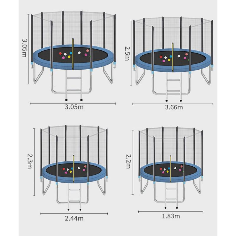 跳跳床户外跳床蹦床商用弹跳床蹦蹦床护网弹簧床大型蹦床
