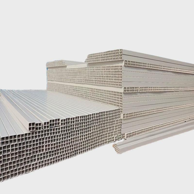 【pvc格栅管通讯厂家供应现货四孔六孔九孔栅格管pvc方管】格栅管