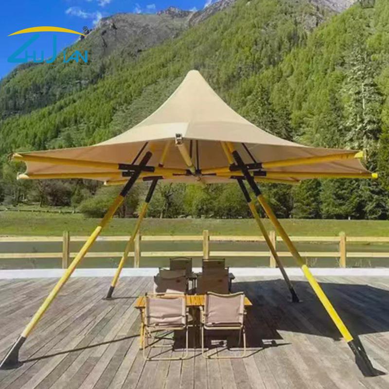 印第安帐篷tipi小草大型营地露营休闲天幕户外活动接待帽酒店帐篷