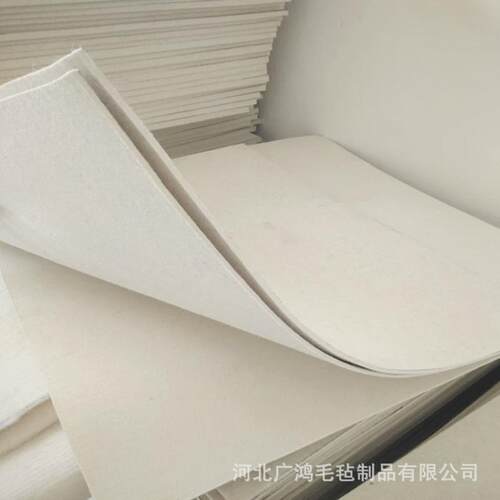 工业羊毛毡高密度抛光耐磨防尘吸油毡密封纯羊毛防震圈垫块条齿轮
