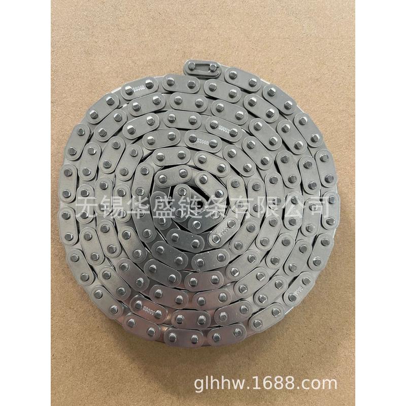 热销不锈钢滚子链条304材质ss06b-1工业用输送传动双排单链条滚子
