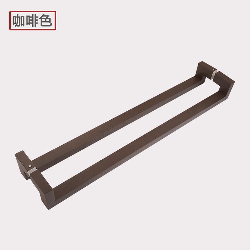 现代简约装对大门拉手玻璃门不锈钢拉手黑色木门推拉门把手玫瑰金
