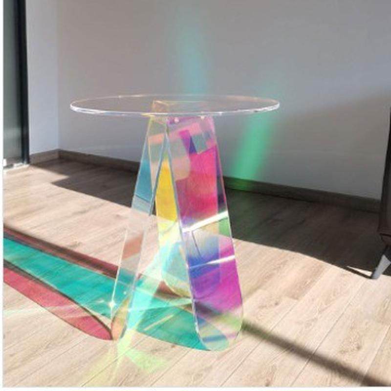 亚克力透明炫彩小茶几北欧现代简约家居ins风渐变色软装轻奢厂家,基础建材,有机玻璃棒,淘宝优惠券,粉丝福利购,淘宝优惠卷