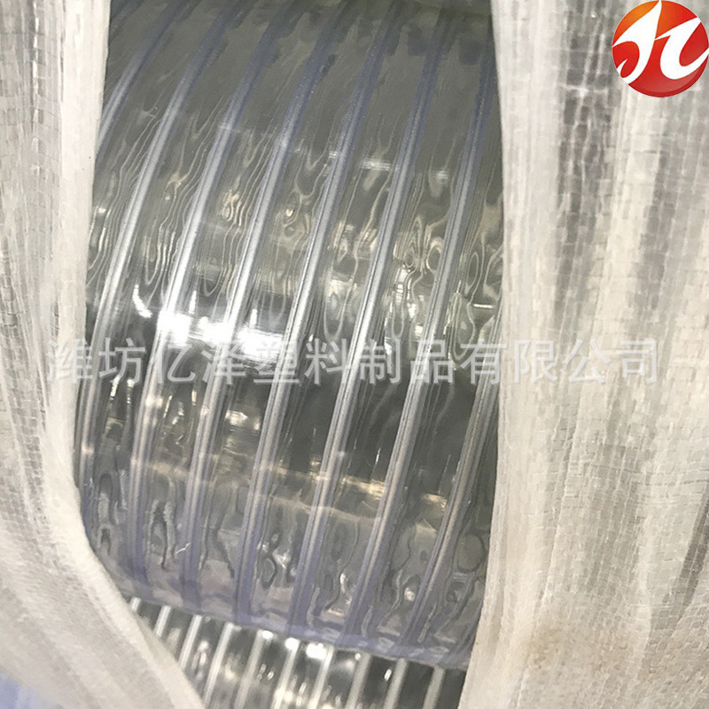 钢丝管软管pvc大口径管加厚排水灌溉农用排污抽水抽油钢丝管