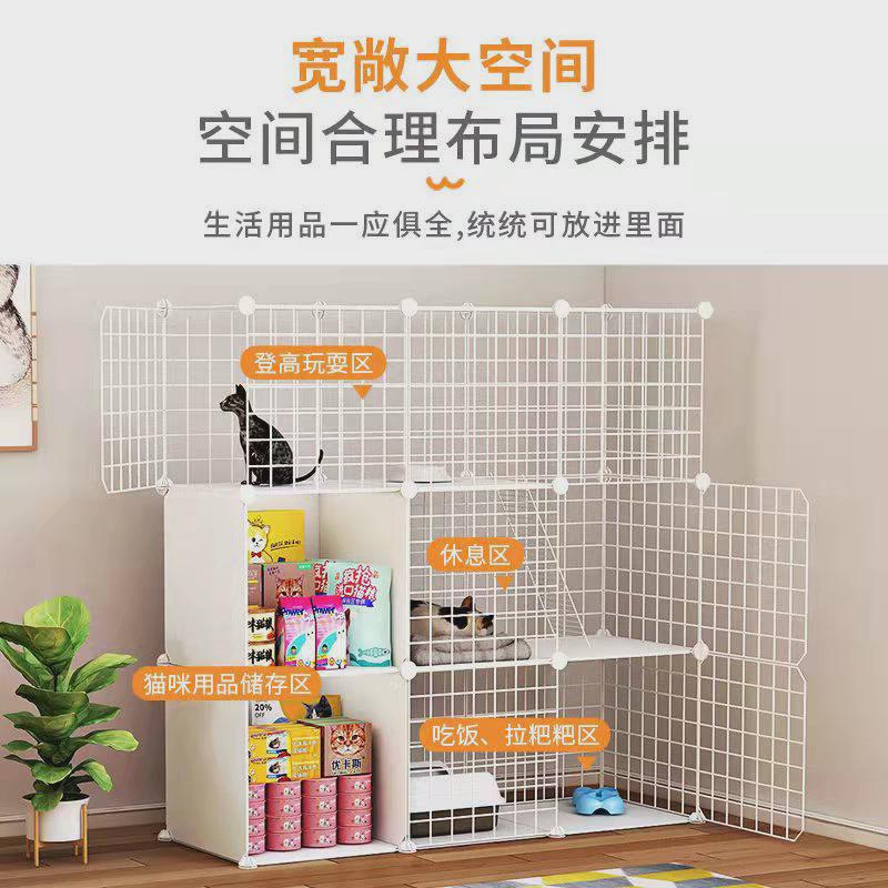 热销猫笼子带储物格超大柜家用宠物用品空笼猫屋猫咪别墅窝三层猫