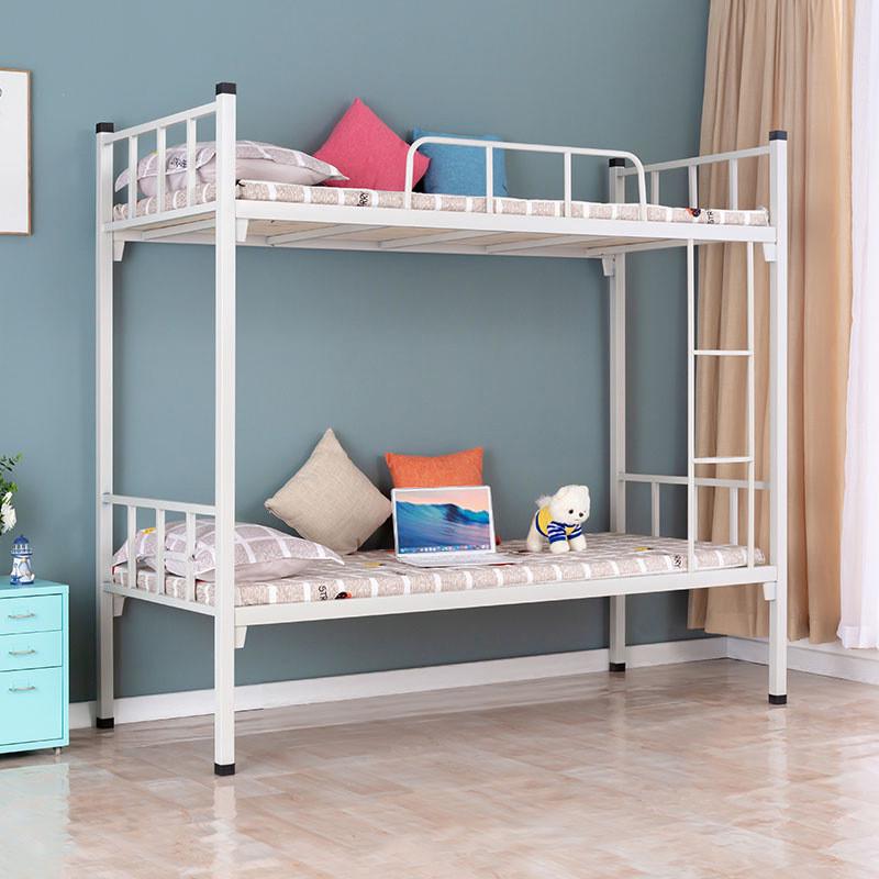 热销上下铺铁架床双层床铁艺床员工宿舍床上下床铁床学生高低床架