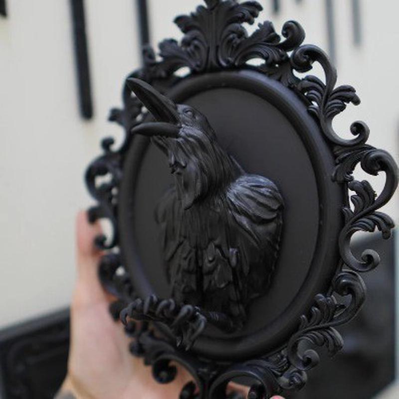 爆款GothicFrameWallArtDecor哥特式生物框架墙壁艺术装饰品