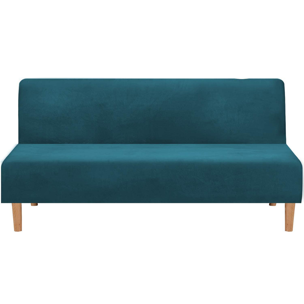 弹力加厚银狐绒沙发折叠沙发全包床套床套无扶手沙发床罩