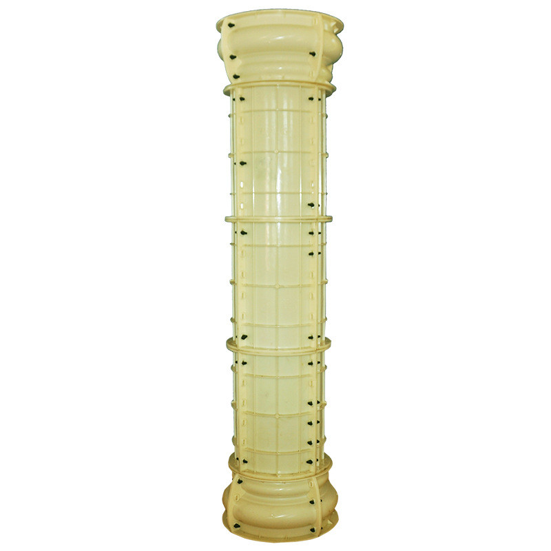 罗马柱模具欧式别墅大门现浇模型水泥塑料构件凹槽光身圆柱模具厂