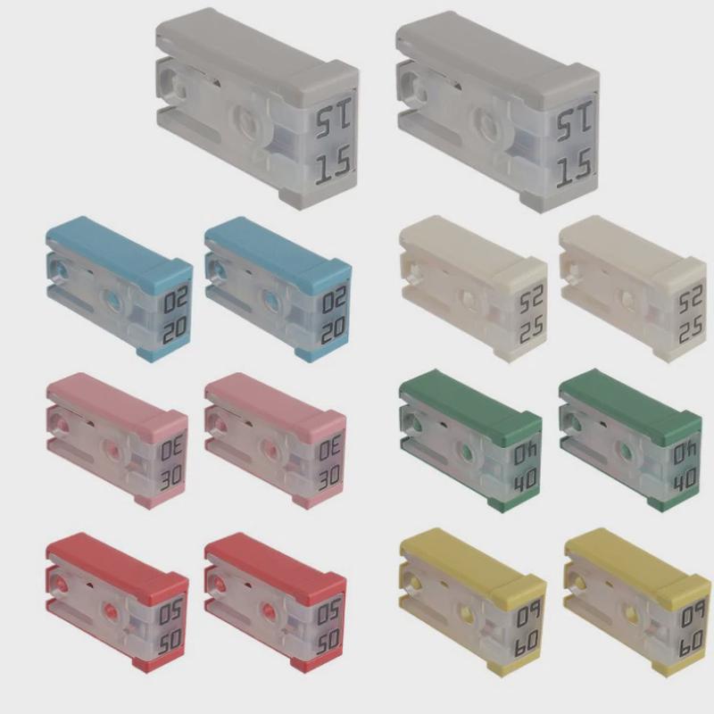 14件15a20a25a30a40a50a60a32v迷你开槽盒式形mcase保险丝套件
