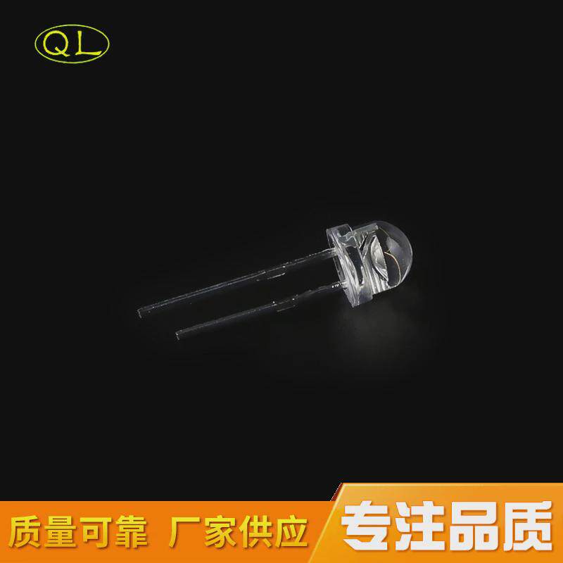 厂家供应直插式发光二极管LED灯珠F5草帽大杯暖白光