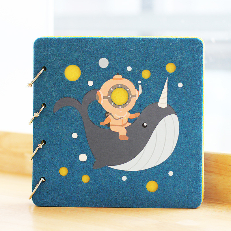 顽先生以梦为diy拍立得马创意照片相册卡通成长纪念册剪贴簿