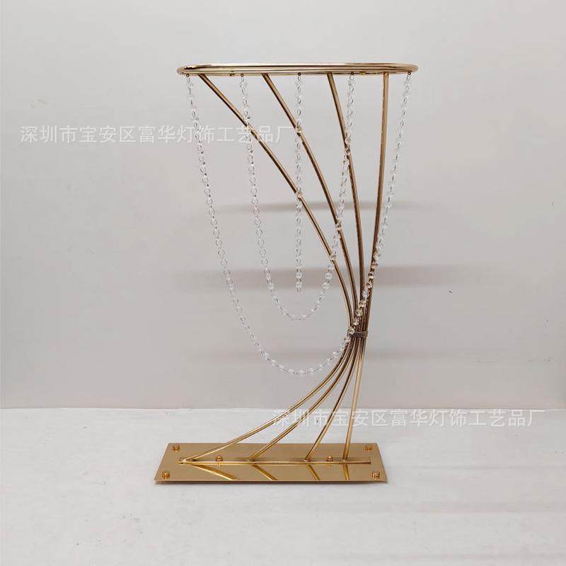 金色婚庆路引花架铁艺水晶主桌装饰摆件婚礼现场布置铁架,节庆用品/礼品,拉花,淘宝优惠券,粉丝福利购,淘宝优惠卷