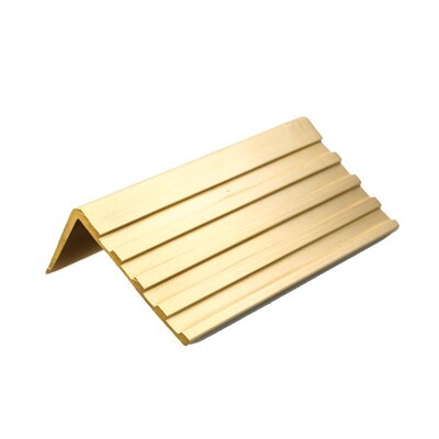 英华铜业l铜铜防滑条金属楼梯踏步防滑型护角条异型铜材厂家直供