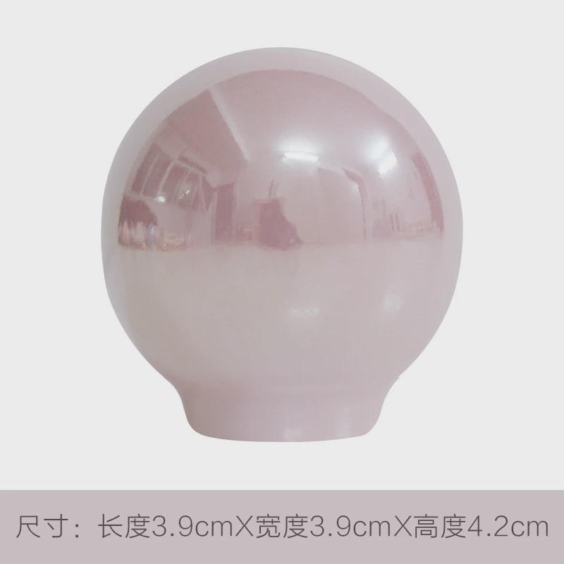 新款浪漫法式珍珠拉手极简衣柜柜门柜子抽屉圆形五金银色