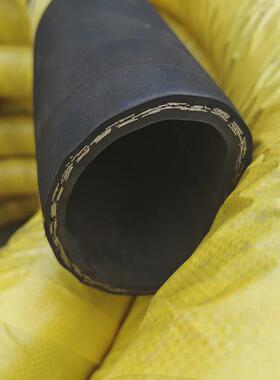 dn80法兰高压橡胶钢丝胶管双层钢丝编织橡胶管大口径高压管