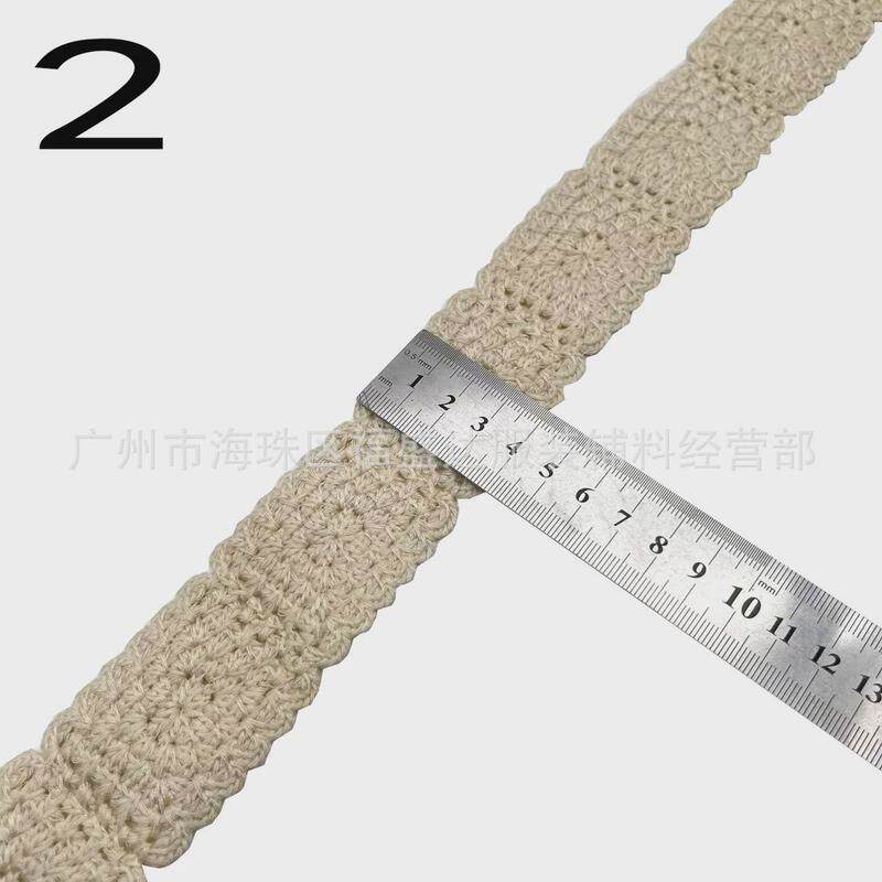 热款仿手钩刺绣条码花边中国风民族服饰辅料多色提花织带花边
