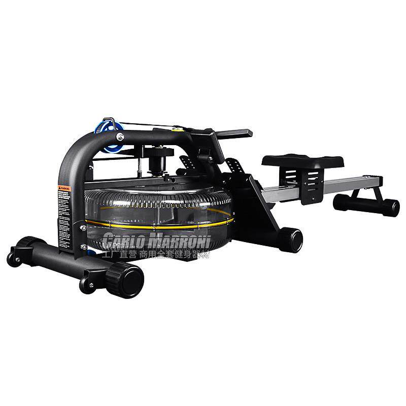 商用健身器材机水阻划船机家用室内划艇可调有氧腿部运动器械