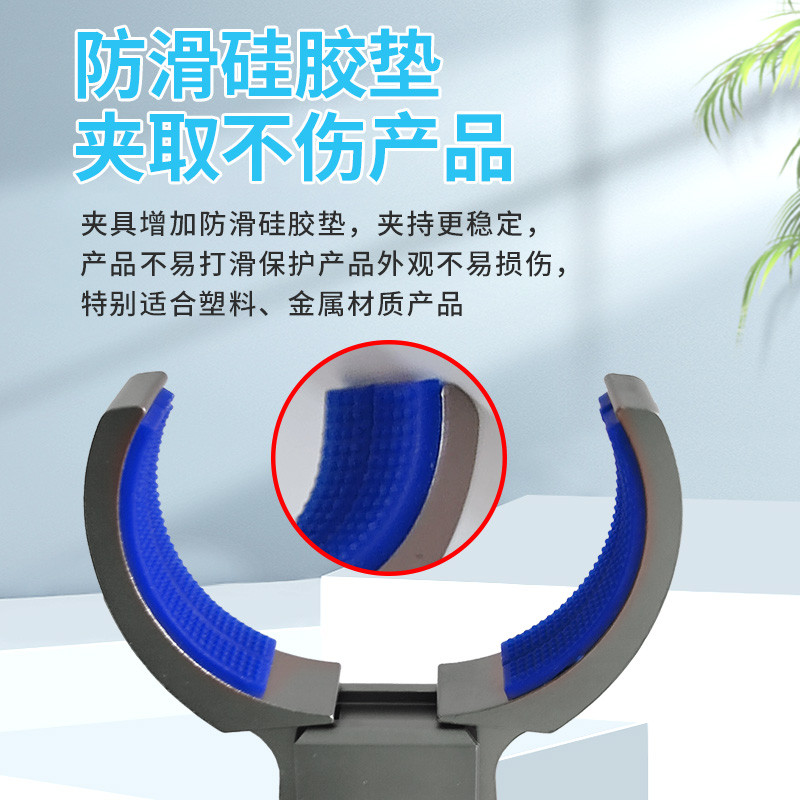 机械手管道圆形瓶胚夹具带磁性感应强力气动夹子GPR30/40/50/60