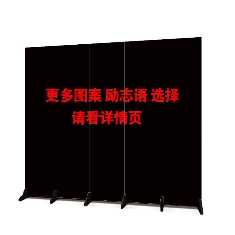 纯白色屏风隔断墙折叠移动办公室玄关客厅桌子现代家用遮挡板折屏