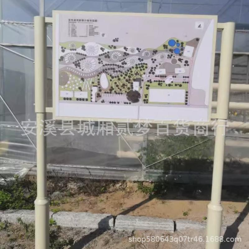 小区路标指示牌楼栋牌门号牌立式指引导向牌导视牌导览图宣传栏