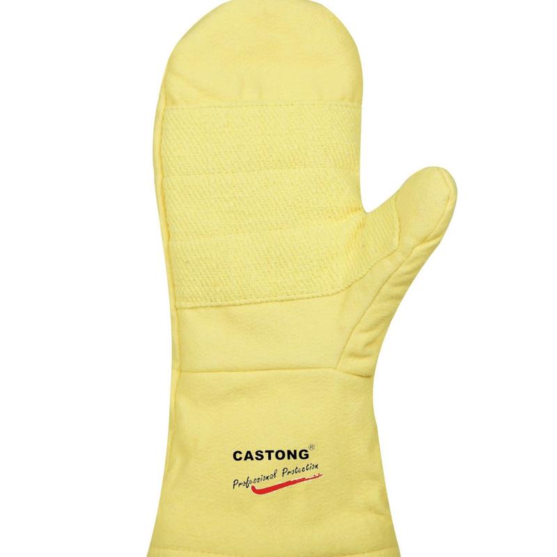 热销castong卡司顿aby-2t-34两指耐500度高温隔热手套磨金属铸造l